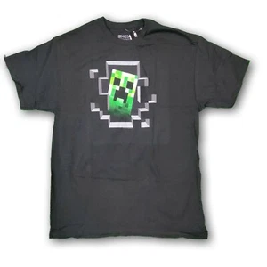 Mojang Minecraft Adult Men's Black Short Sleeve T-shirt - Picture 1 of 1