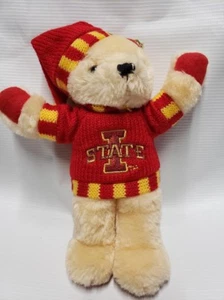Iowa State Cyclones orsacchiotto decorazione natalizia peluche giocattolo NCAA NUOVO - Foto 1 di 3