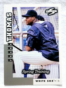 Puntuación de novato 1998 intercambiada entrenamiento de primavera Frank Thomas #RT254 Chicago White Sox - Imagen 1 de 2