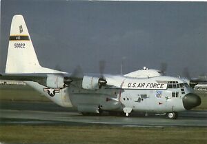 LOCKHEED NC-130A HERCULES - UNITED STATES AIR FORCE - WIDOK NA POCZTÓWKĘ