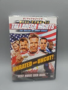 Talladega Nights DVD Will Ferrell Unrated & Uncut Version New Factory Sealed - Picture 1 of 2