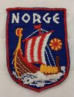 Norge Norway Patch Europe Souvenir Travel Collectible Sew On Embroidered PA45