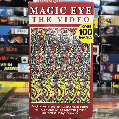 Magic Eye The Video - Volume 1 VHS 1994 Tested 3D Over 100 Images Illusions - Image 1 of 4