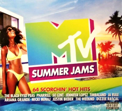MTV Summer Jams NEW! 3 CDS 64 Tracks ,The Weekend, Post Malone,Nelly,Nicki minaj Foto 1 de 4