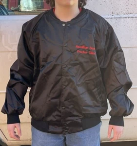 Hartwell Satin Jacket XXL Proctor Silex Hamilton Beach Bomber USA Snap NOS - Picture 1 of 8