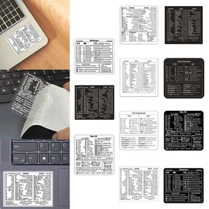 Students' Computer Sticker Keyboard Shortcut Key Tips Desktop Pad Laptop Sticker - Picture 1 of 44