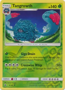 x1 Tangrowth - 8/147 - Rare - Reverse Holo Pokemon SM3 Burning Shadows M/NM - Bild 1 von 1
