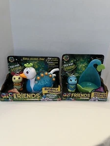 Lot Of 2 Glo Friends Hugbug & Harmony Pop Push & Roll & Snugglebug’s Snuggle Pod - Picture 1 of 10