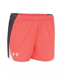 * Under Armour Girls' UA Dominate Running Short Youth, After Burn Orange, Large - Picture 1 of 2