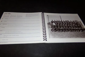Calendario 140° compleanno vintage Grayson County Texas soldati treno scuola casa - Foto 1 di 12