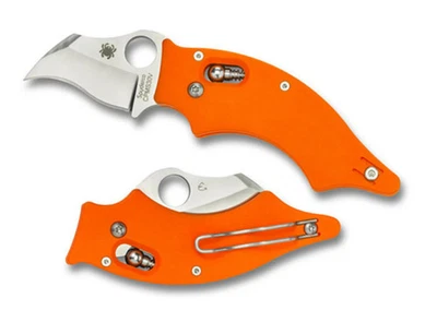 New Spyderco /Dodo /Orange G10 /S30V /C80GPOR /Discontinued rare - Image 1 of 4