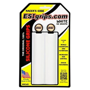ESI Racer's Edge MTB Lightweight Handlebar Grips (White) - Picture 1 of 1