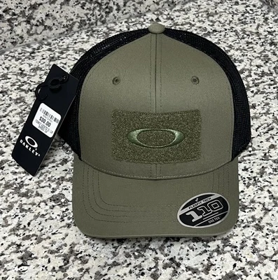 Oakley SI 110 Snapback Cap Olive color with a black mesh back New - Image 1 of 4