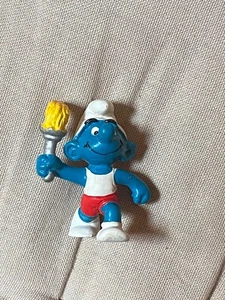 Schlumpf Figur Olympische Spiele Schleich, smurf, schlumpf, puffi, pitufos - Bild 1 von 3