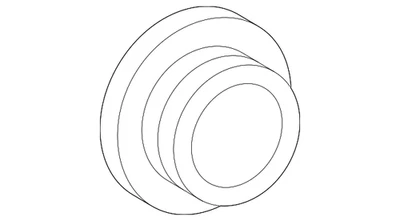 Sello de tubo de retorno de aceite genuino Mercedes-Benz 271-187-00-80 Foto 1 de 3