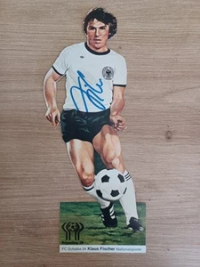 ⭐️⭐️ KLAUS FISCHER - FC SCHALKE 04 / DFB ⭐️⭐️handsignierte Atogrammkarte WM 1978 - Bild 1 von 2