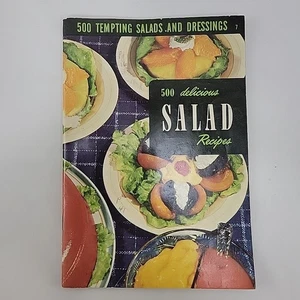 500 Tempting Salads and Dressings  Cookbook 1951 Vintage Ruth Berolzheimer - Picture 1 of 5