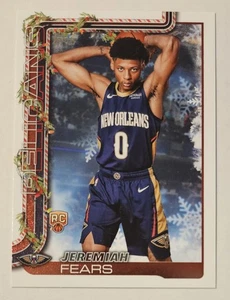 JEREMIAH FEARS RC 2025-26 Topps Holiday #H167 Pelicans - Picture 1 of 3
