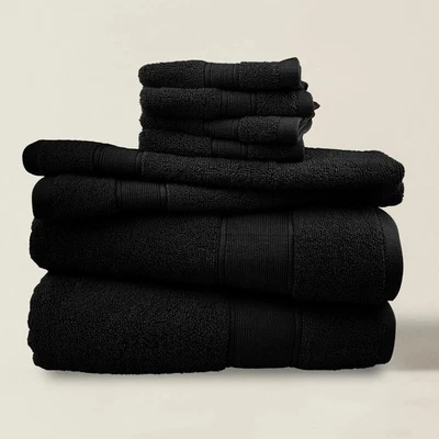 8 Pack Luxury Bath Towel Set 100% Cotton – Soft, Absorbent, Hotel & Spa Quality. - Image 1 of 4