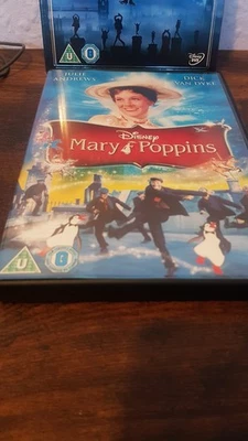 Mary Poppins DVD (2013) Julie Andrews, Stevenson (DIR) cert U Quality guaranteed - Image 1 of 3
