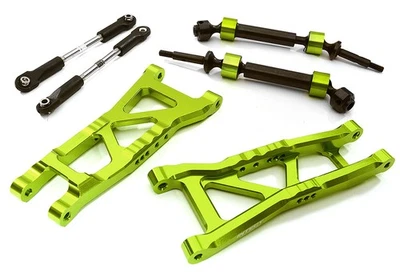 Billet Extended Rear Suspension Kit+Drive Shafts for Traxxas 1/10 Slash 2WD 2555 - Image 1 of 3
