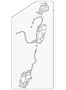 Conjunto de cerradura original Hyundai 81310-T6210 - Imagen 1 de 2
