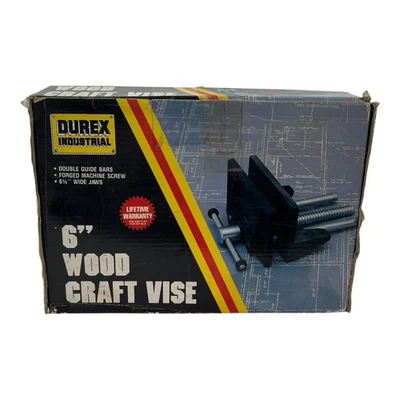 Tornillo artesanal para madera DUREX INDUSTRIAL 6" - Tornillo forjado, mordazas anchas - Nuevo otro Foto 1 de 4