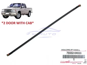 2DR WITH CAB LEFT Moulding Roof Drip Rubber For Toyota Hilux D4D LN167 2002-05 - Picture 1 of 4