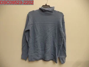 Seventy Venezia Women's Blue Wool Blended Turtle Neck Sweater, 6 US, 40 Italian - Picture 1 of 10