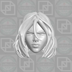 Rogue Uncanny X-Men custom head for 1:6 1:10 1:12 1:18 Marvel action figures - Picture 1 of 1