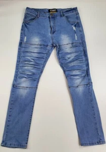 CALIBER JEAN C.D.M.G. N.Y.C. HIP HOP STYLE FOR MEN Stretch 34 x 32 - Picture 1 of 11