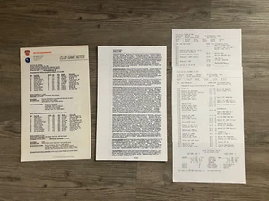 1992 NBA Official Scorer's Game Reports NY Knicks vs Phila 76ers CHARLES BARKLEY - Picture 1 of 18