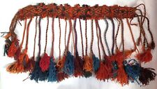 Tribal Decoration - Qashqai.  Wool woven band with Tassles.  Handmade. Large