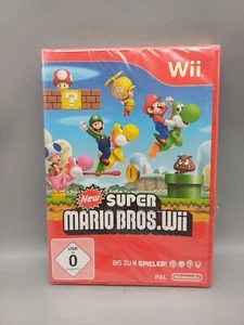 New Super Mario Bros. Wii - Sealed Game Neu OVP ungeöffnet Nintendo Spiel 2009 - Bild 1 von 8