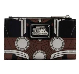 Marvel Thor Love & Thunder Flap Wallet by collection! Loungefly 6x4 Inch NWT - Picture 1 of 7