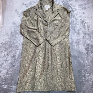 Vintage Lois Snyder Dani Max Blazer Womens 18 Faux Snakeskin Jacket Duster Long - Picture 1 of 6
