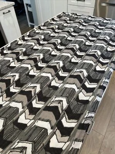 Black Gray White Chevron 72” Scarf - Picture 1 of 3