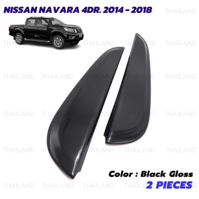 For Nissan Navara NP300 D23 2014 - '22 Rear Trim Pillar Cover Black 4 Door - Image 1 of 4