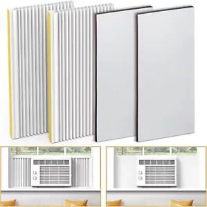 Window AC Side Panels,Double Layers Adjustable Side Panel Kit with Air Condit... - Picture 1 of 1