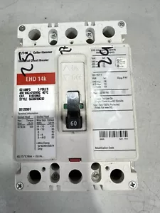 Cutler-Hammer EHD 14k Leistungsschalter EHD2020 20A 480V 2P gebraucht - Bild 1 von 2