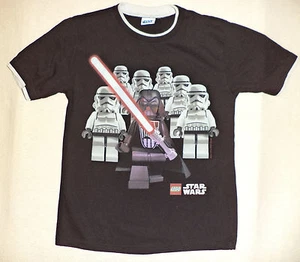 STAR WARS LEGO KURZARM T-SHIRT SCHWARZ MIT WEISS M K#8257 - Bild 1 von 3