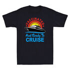 Vaccinated And Ready To Cruise Cruising Sunset Vintage Men's Cotton T-Shirt