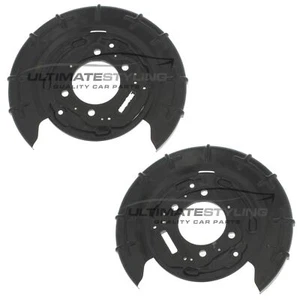 Brake Disc Dust Shields Covers Plates Fits Kia Ceed Estate 2007-2013 Rear Pair - Picture 1 of 12
