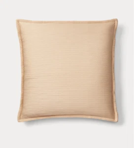 Ralph Lauren Spencer Matelassé (1) Euro Sham Acolchado Clásico Beige Tostado Nuevo - Imagen 1 de 2