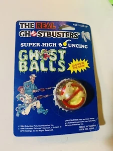 1984 SLIMER Ghostbusters figure super ball rubber glow in the dark 80's RARE New - Picture 1 of 2