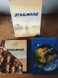 Star Wars The Complete Saga L Blu-ray ABC + Booklet 6 Movies + 3 Discs Of Extras - Picture 1 of 24