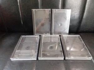 5x Replacement Cases for Sega Saturn CD / Playstation 1 PS1 Long Box Holder - Picture 1 of 5