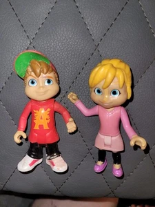 Alvin and the Chipmunks Brittany Toys Figuren 3" selten Mattel 2016 2 Stück - Bild 1 von 7