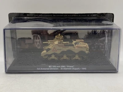 * M7 105 mm HMC Priest 1st Armored Div Alemein Egypt 19 carro armato 1:72 Altaya - Immagine 1 di 3