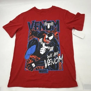 MARVEL VENOM RED GRAPHIC YOUTH T SHIRT SIZE L - NWT - Picture 1 of 7